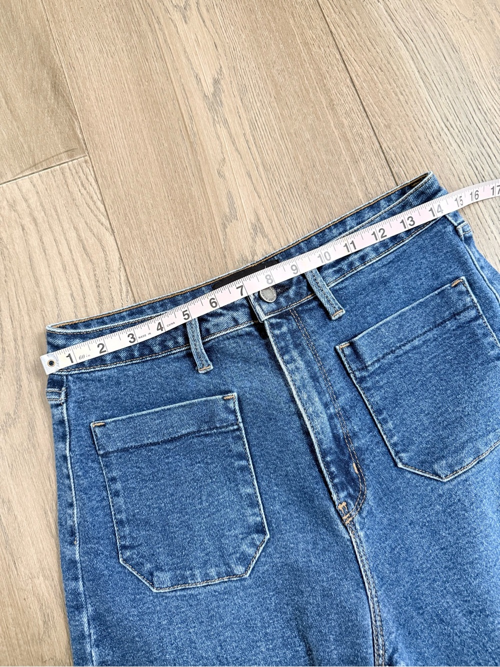 Just Black Denim Sailor Pocket Wide Leg Jeans 29 - Picture 8 of 12